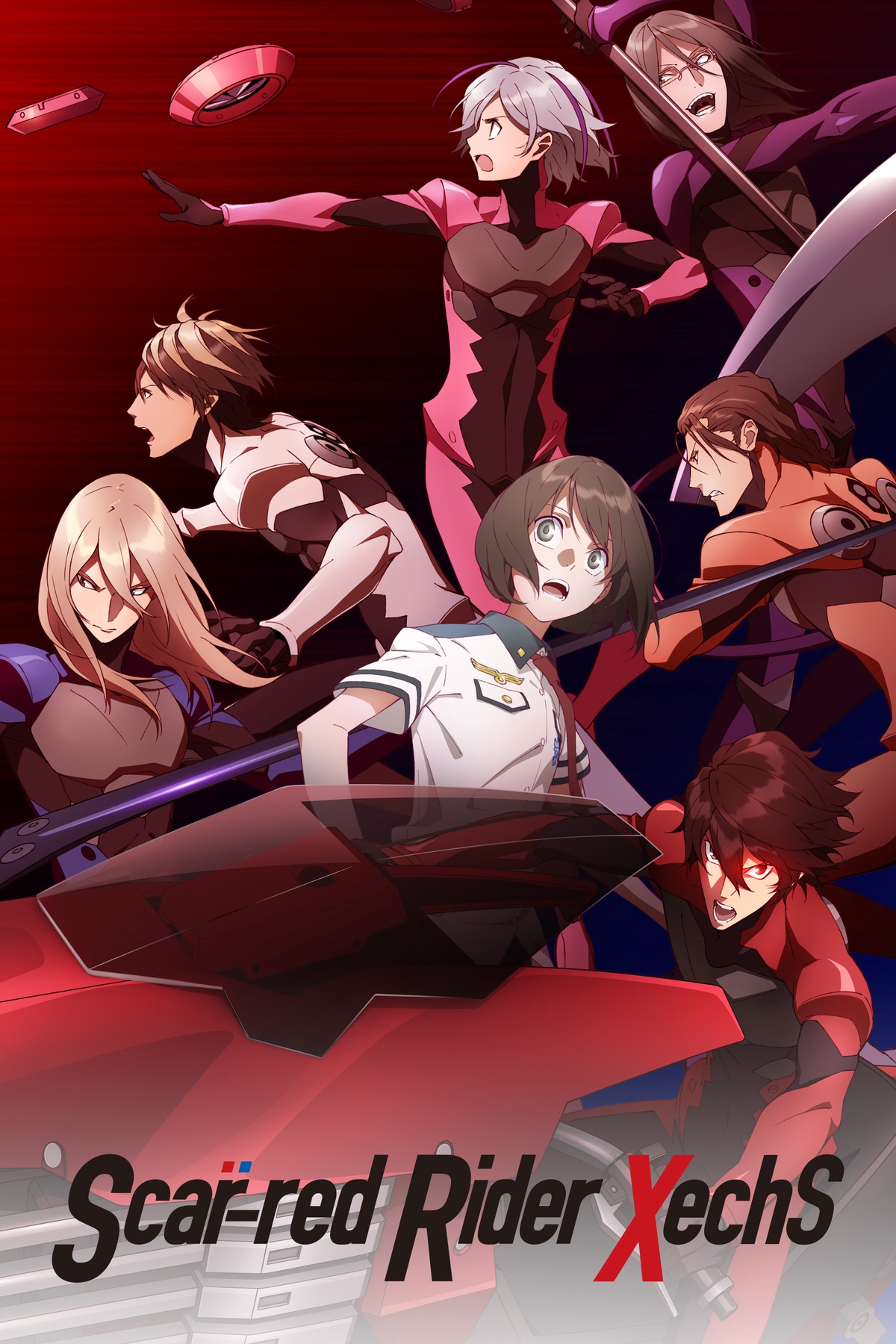 Wer streamt Scar-red Rider XechS? Serie online schauen