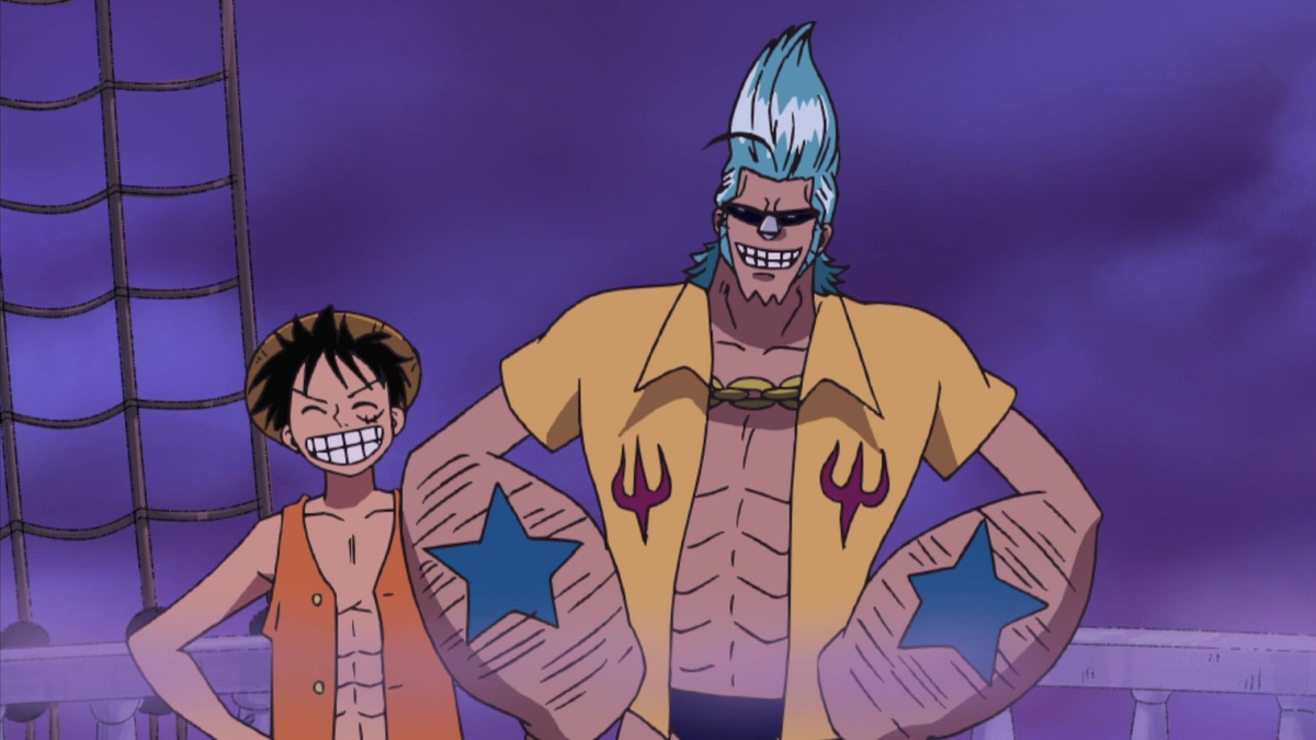 One Piece: Thriller Bark (326-384) (English Dub) Appearing from the Sky!  That Man Is the Humming Swordsman! - Watch on Crunchyroll