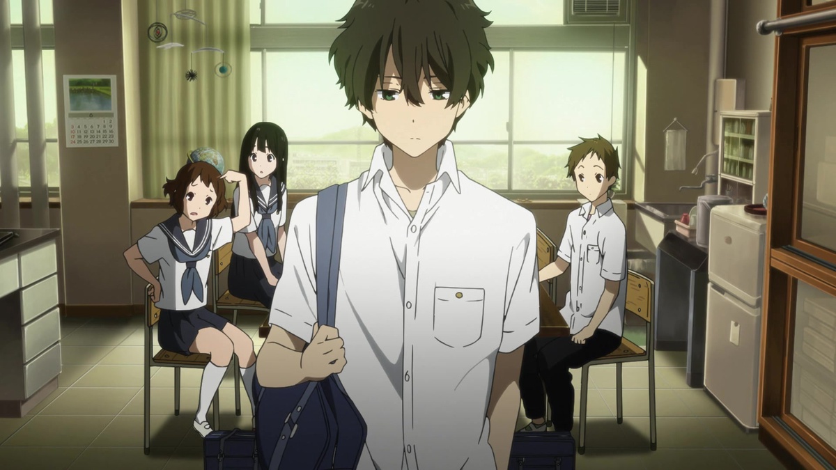 Hyouka A Verdade Sobre o Histórico Clube de Literatura Clássica - Assista  na Crunchyroll