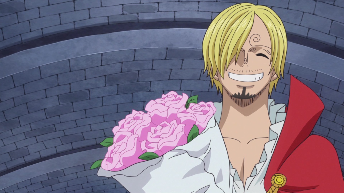 Let's get married! Sanji hugs Pudding - One Piece 810 