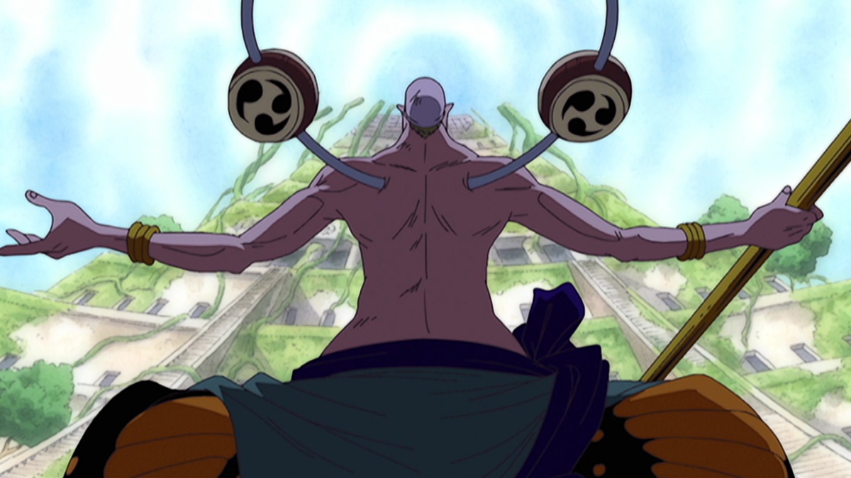 One Piece Special Edition (HD, Subtitled): Sky Island (136-206) Showdown in  the Ancient Ruins! Sky God Eneru's Goal! - Watch on Crunchyroll