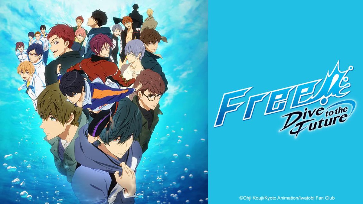 Free! - Iwatobi Swim Club Ep. 1 Dub  Reunion at the Starting Block! 