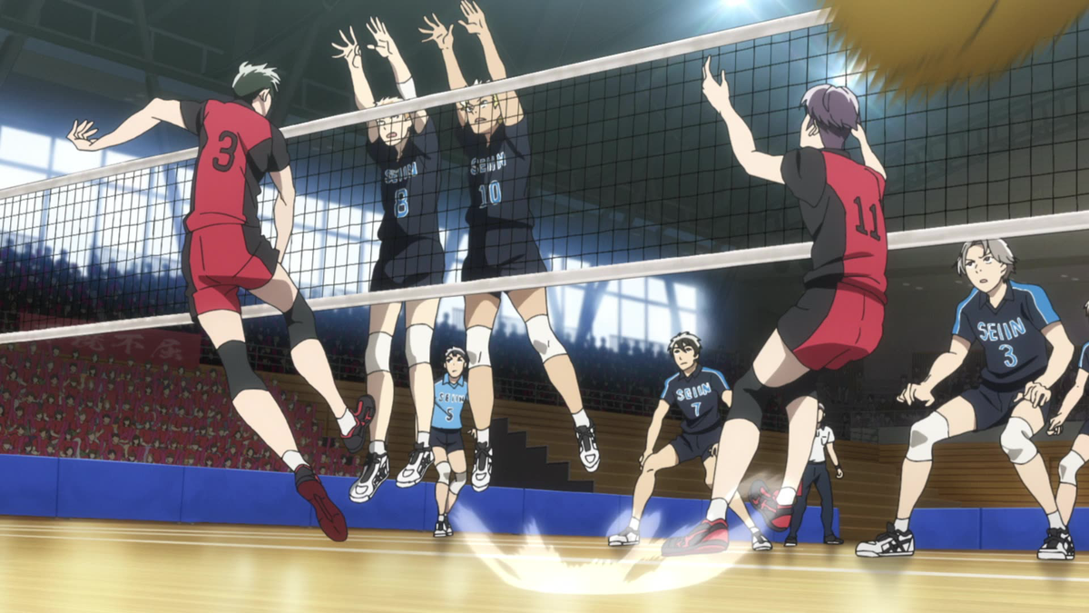 2.43 Seiin High School Boys Volleyball Team (English Dub) The Hero and
