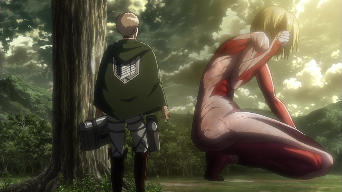 Dub ES) Attack on Titan O que deve ser feito - A véspera do contra