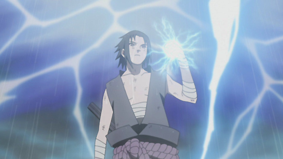 Naruto Vs Sasuke Lightning Chakra GIF