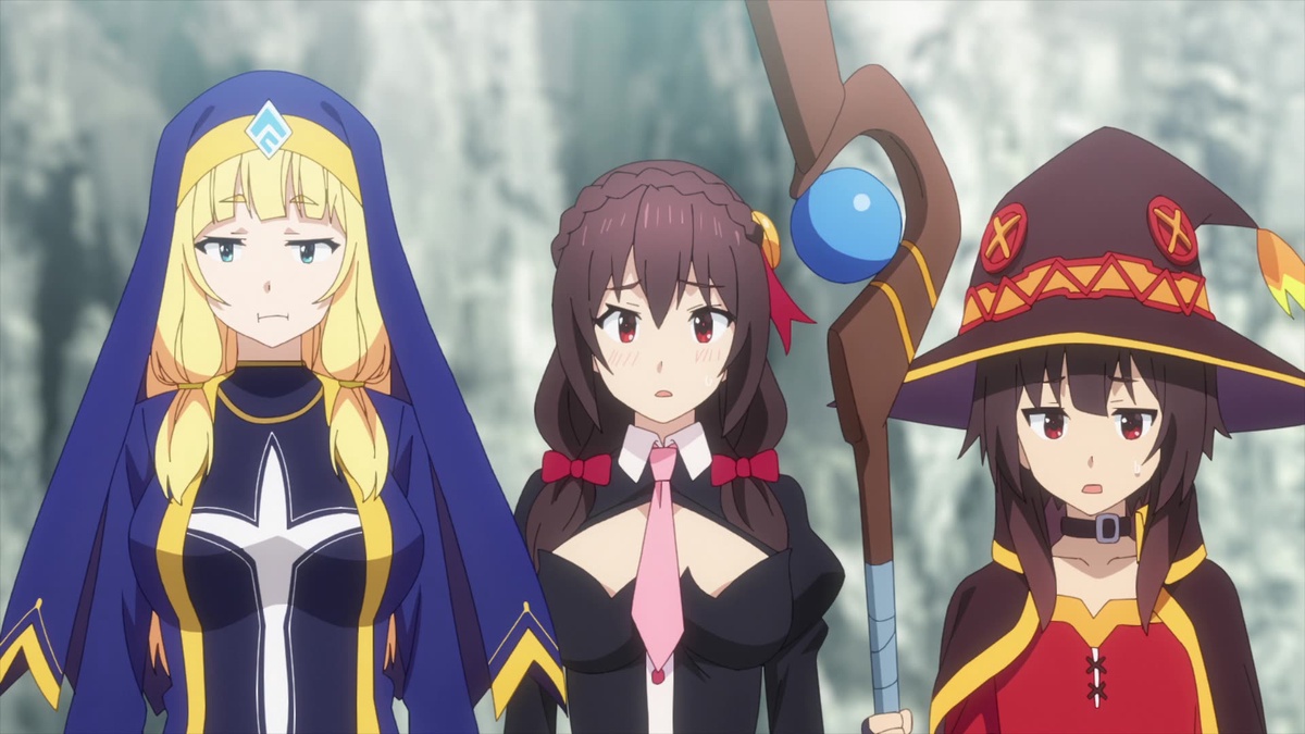 Konosuba, Kazuma e megumin #fy #animes #konosuba #dub