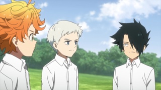 The Promised Neverland Episode 3 –Kriegspiel - I drink and watch anime