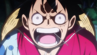 One Piece Wano Kuni 2 Current Everyone Is Annihilated Kaido S Furious Blast Breath Watch On Crunchyroll