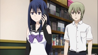 What manga chapter does Gokukoku No Brynhildr anime end on