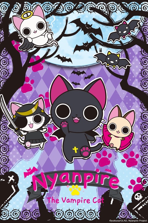 Nyanpire the Animation Wallpaper: Vampire Cats - Minitokyo