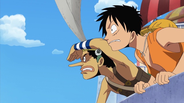 One Piece: Thriller Bark (326-384) The Mysterious Skeleton Floating Through  the Fog! Venture Into the Devil's Sea! - Watch on Crunchyroll