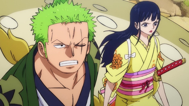 One Piece Wano Kuni 2 Current Charging Into The Enemy S Territory Bakura Town Where Officials Thrive Watch On Crunchyroll