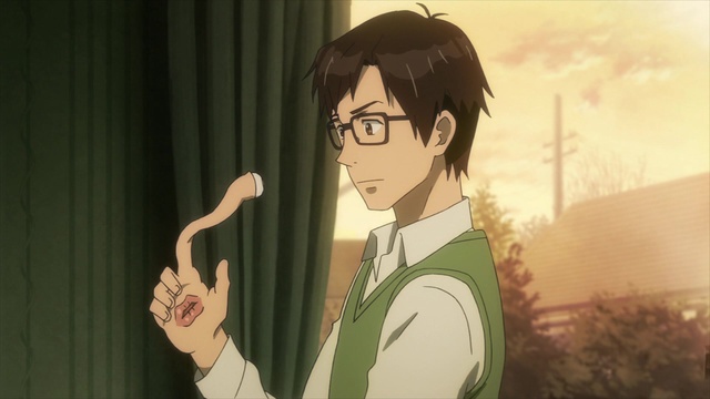 Here is a picture of migi as a penis. : r/Parasyte