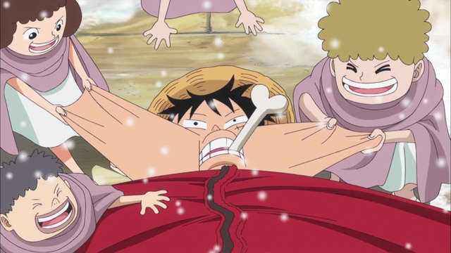 one piece, luffy & law - poor law haha