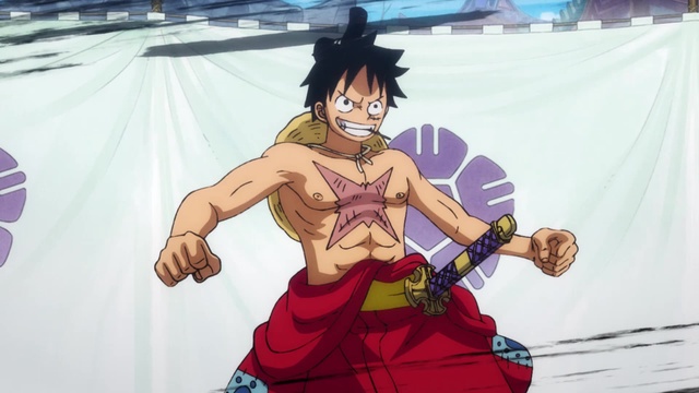 One Piece Wano Kuni 2 Current A Climactic Sumo Battle Straw Hat Vs The Strongest Ever Yokozuna Watch On Crunchyroll