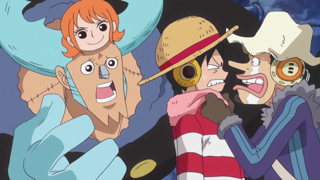 one piece, luffy & law - poor law haha